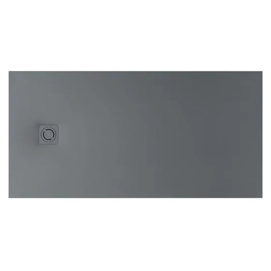 Roca Terran-N Stonex 2.0 1600 x 900mm Rectangular Shower Tray Slate | APA0164038400200