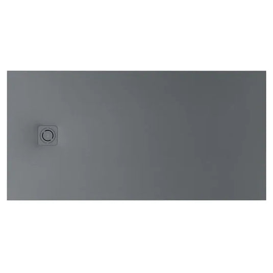 Roca Terran-N Stonex 2.0 1700 x 800mm Rectangular Shower Tray Slate | APA016A432000200