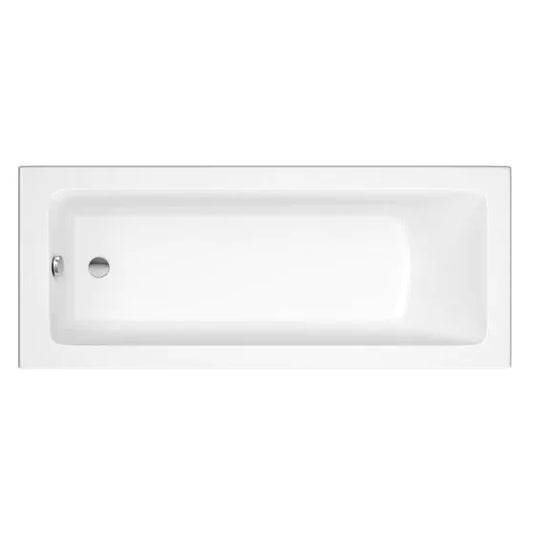 Roca The Gap 1700 x 750mm Acrylic Bath No Tap Holes White | Z024718000