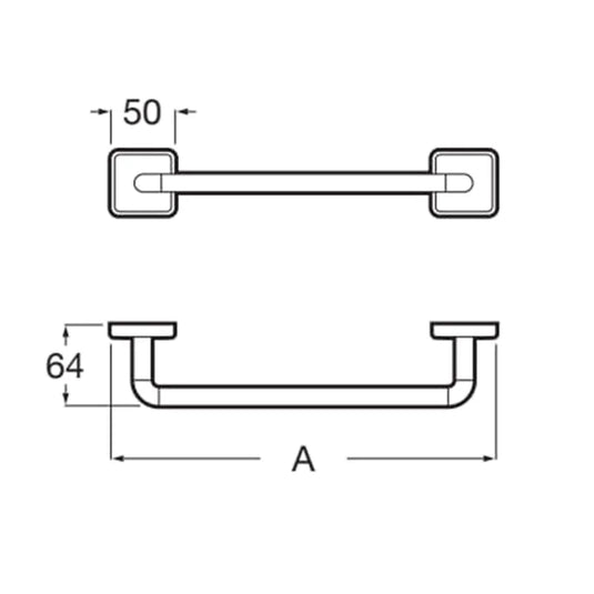 Roca Victoria 600mm Towel Rail | A816656001