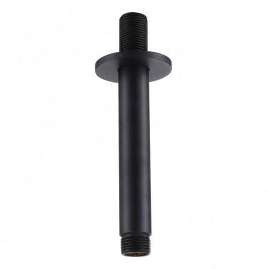 RAK Ceramics 120mm Ceiling Mounted Round Shower Arm - Black - RAKSHW0006B - Envy Bathrooms Ltd