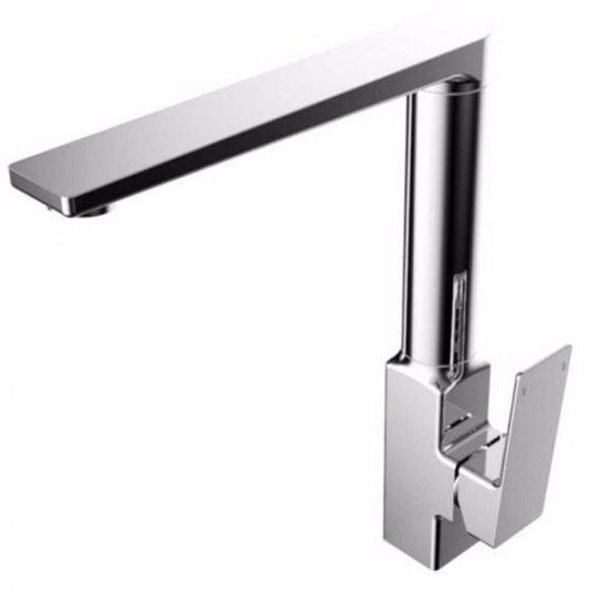 RAK Ceramics Angled Kitchen Sink Mixer With Single Side Lever - Chrome - RAKKIT010 - Envy Bathrooms Ltd