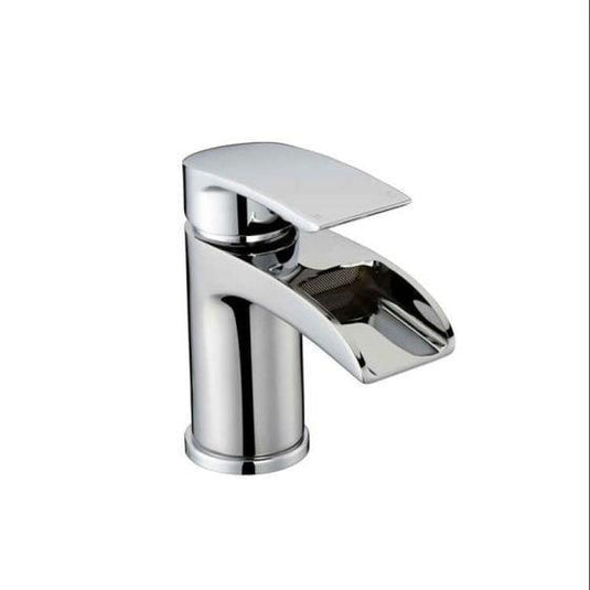 RAK Ceramics Basin Art Monobloc Waterfall Basin Mixer Curve - Chrome - RAKWFC3001 - Envy Bathrooms Ltd
