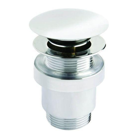 RAK Ceramics Ceramic Click Clack Unslotted Basin Waste - Chrome - RAKCCW007 - Envy Bathrooms Ltd