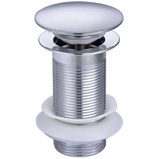 RAK Ceramics Click Clack Unslotted Basin Waste - Chrome - RAKCCW002 - Envy Bathrooms Ltd