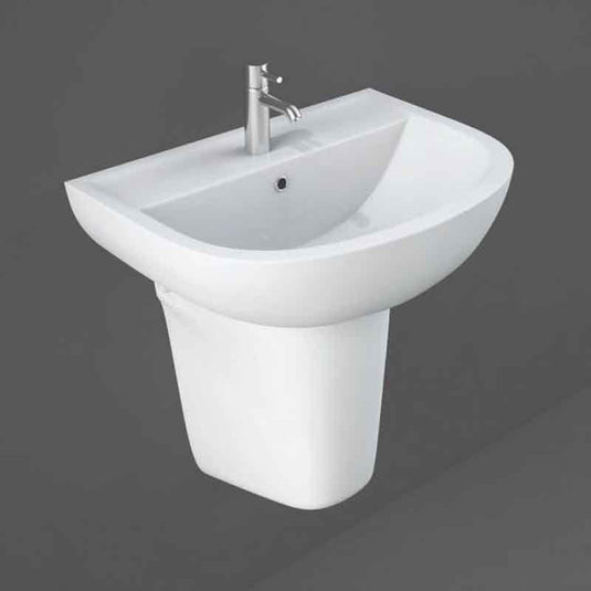RAK Ceramics Compact 45cm Basin - 1 Tap Hole - Alpine White - CO0701AWHA - Envy Bathrooms Ltd