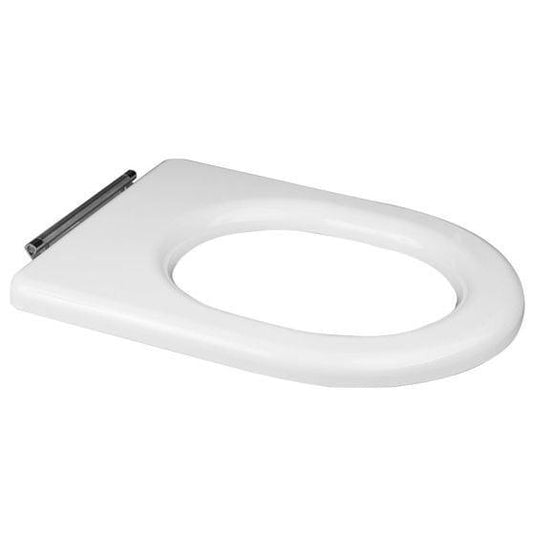 RAK Ceramics Compact Special Needs Toilet Seat Only for Rimless Pans - White - RAKSEAT008 - Envy Bathrooms Ltd