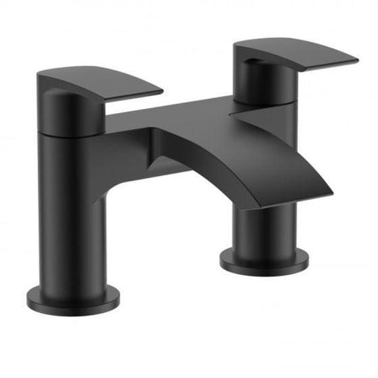 RAK Ceramics Curve Bath Filler - 2 TH - Black - RAKCRV3004B - Envy Bathrooms Ltd