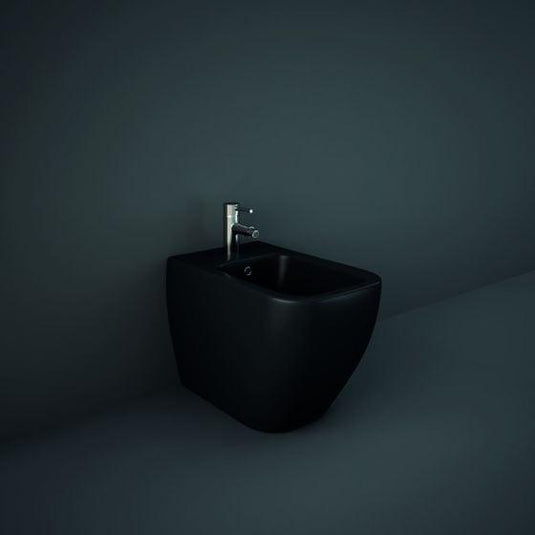 RAK Ceramics Feeling Back to Wall Bidet - Matt Black - MP18504A - Envy Bathrooms Ltd