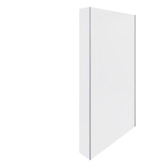 RAK Ceramics Feeling Fixed Return Glass Deflector Panel 2000mm x 250mm (Inc Fixings) - Grey - RAKFRP503 - Envy Bathrooms Ltd