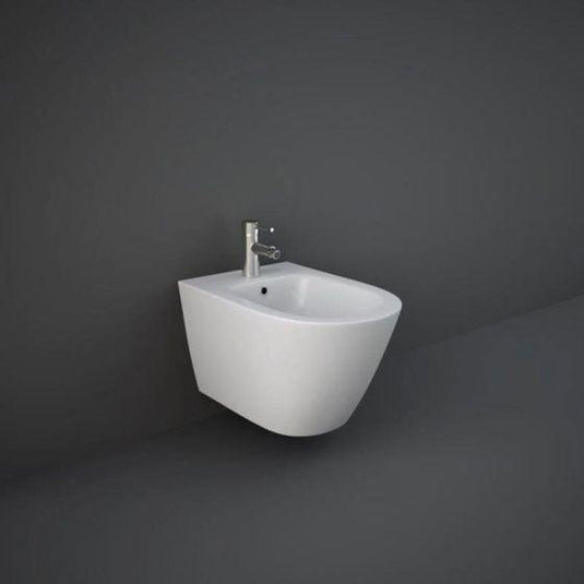 RAK Ceramics Feeling Wall Hung Bidet Toilet - Matt White - RST07500A - Envy Bathrooms Ltd