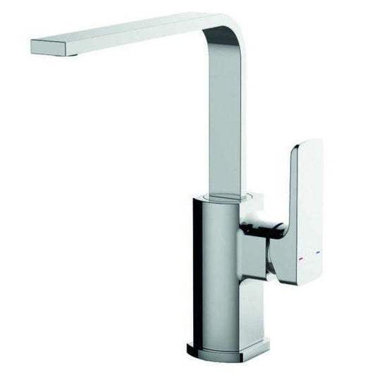 RAK Ceramics Lisbon Side Lever Kitchen Sink Mixer - Silver - RAKKIT016 - Envy Bathrooms Ltd