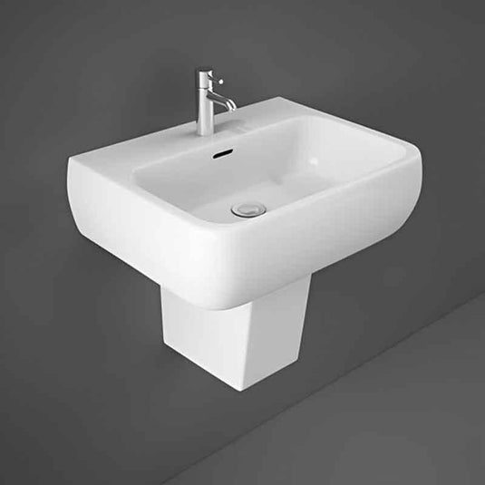 RAK Ceramics Metropolitan 52cm Basin 1 Tap Hole - MP0101AWHA - Envy Bathrooms Ltd