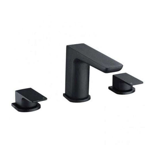 RAK Ceramics Moon 3 Hole Deck Mounted Bath Filler - Black - RAKMOO3011B - Envy Bathrooms Ltd
