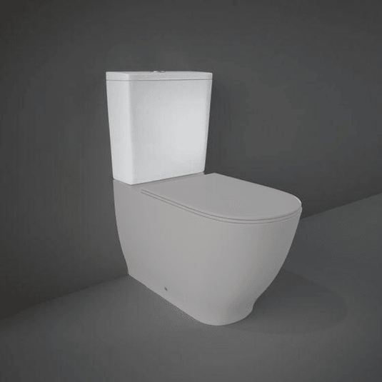 RAK Ceramics Moon Close Coupled Dual Flush Cistern - Alpine White - HAR10AWHA - Envy Bathrooms Ltd