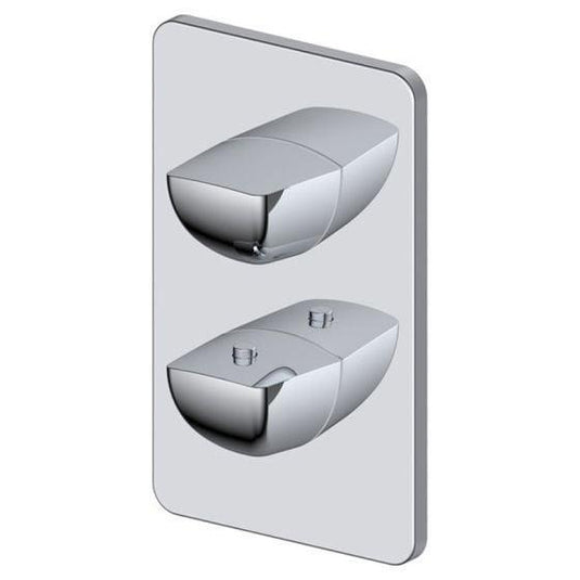 RAK Ceramics Moon Single Outlet Concealed Shower Valve - Chrome - RAKMOO3201C - Envy Bathrooms Ltd