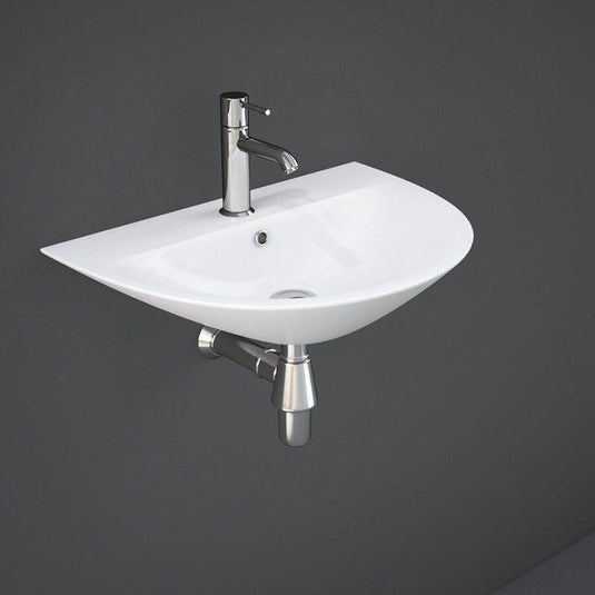RAK Ceramics Morning 50cm Basin 1 Tap Hole - MORWB5001AWHA - Envy Bathrooms Ltd