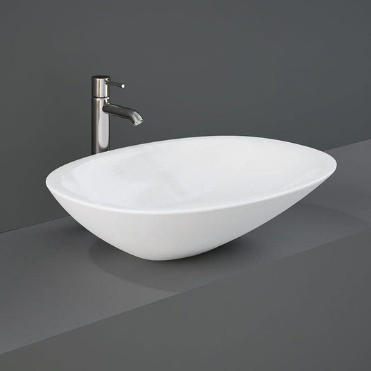 RAK Ceramics Morning 54cm Countertop Basin - MORCT5400AWHA - Envy Bathrooms Ltd