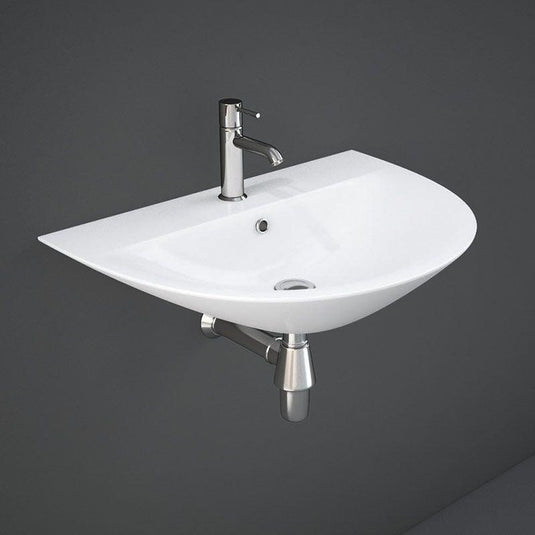 RAK Ceramics Morning 55cm Basin 1 Tap Hole - MORWB5501AWHA - Envy Bathrooms Ltd