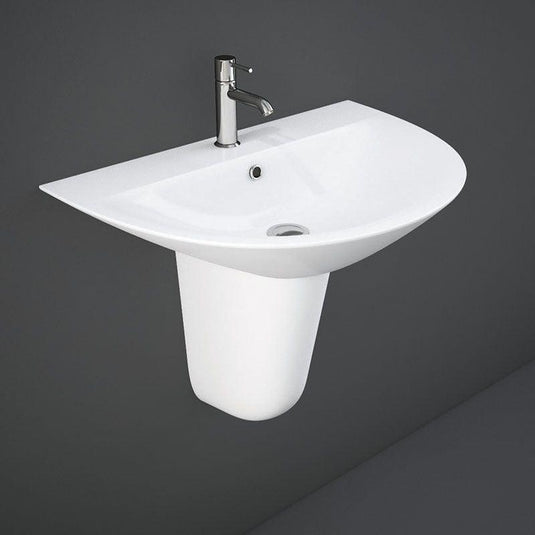 RAK Ceramics Morning 60cm Basin 1 Tap Hole - MORWB6001AWHA - Envy Bathrooms Ltd