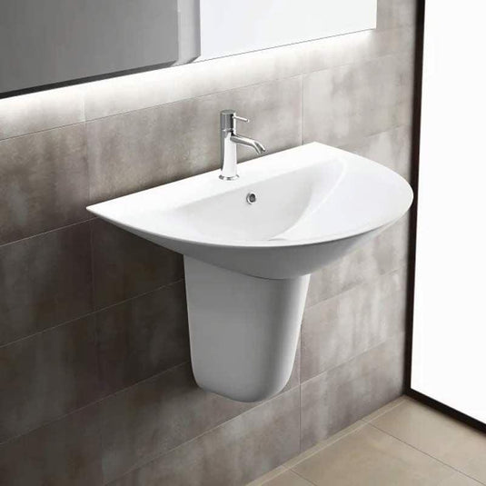 RAK Ceramics Morning 65cm Basin 1 Tap Hole - MORWB6501AWHA - Envy Bathrooms Ltd