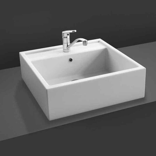 RAK Ceramics Nova 46cm Countertop Basin - 1 Tap Hole - OC116AWHA - Envy Bathrooms Ltd