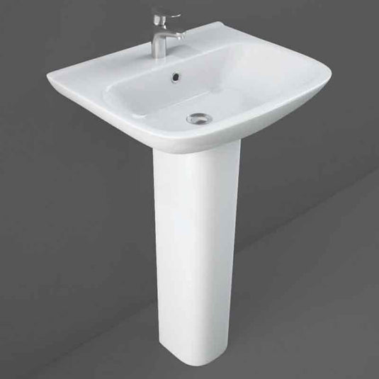 RAK Ceramics Origin 52cm Basin - 1 Tap Hole - ORG0801AWHA - Envy Bathrooms Ltd