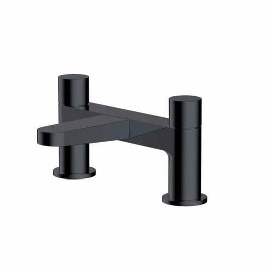 RAK Ceramics Petit Round Deck Bath Filler - Matt Black - RAKPER3004B - Envy Bathrooms Ltd