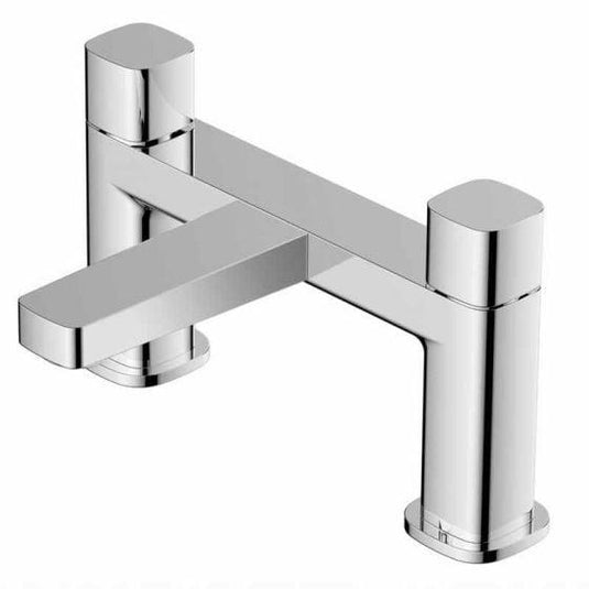 RAK Ceramics Petit Square Deck Bath Filler - Chrome - RAKPES3004C - Envy Bathrooms Ltd
