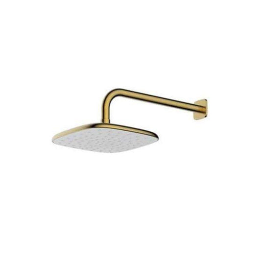 RAK Ceramics Petit Square Wall Mounted Rain Shower Head - Brushed Gold - RAKITA1017G - Envy Bathrooms Ltd