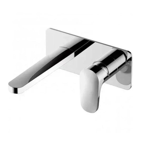 RAK Ceramics Portofino Wall Mounted Basin Mixer with Back Plate - Chrome - RAKPOR3007C - Envy Bathrooms Ltd