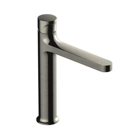 RAK Ceramics Positano Mid Height Basin Mixer in Brushed Nickel - RAKPOS3016N - Envy Bathrooms Ltd