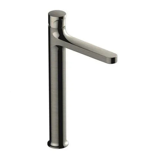 RAK Ceramics Positano Tall Basin Mixer in Brushed Nickel - RAKPOS3003N - Envy Bathrooms Ltd