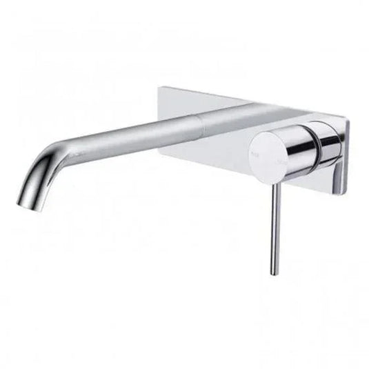 RAK Ceramics Prima Tech Wall Mounted Basin Mixer with Back Plate - Chrome - RAKPRT3007 - Envy Bathrooms Ltd