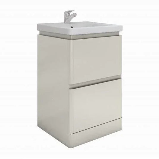 RAK Ceramics Resort 550mm Floor Standing Basin Unit - Stone - RAKRSTFSU55601 - Envy Bathrooms Ltd