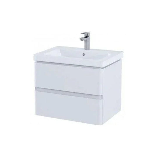 RAK Ceramics Resort 650mm Basin Unit With Double Draw - Matt White - RAKRSTWBU65600 - Envy Bathrooms Ltd
