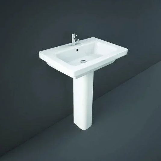 RAK Ceramics Resort 65cm Basin - 1 Tap Hole - RST0101AWHA - Envy Bathrooms Ltd
