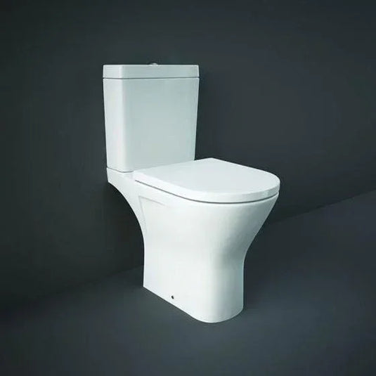 RAK Ceramics Resort Maxi Slimline Urea Toilet Seat & Cover, Soft Close - White - RAKSEAT013 - Envy Bathrooms Ltd