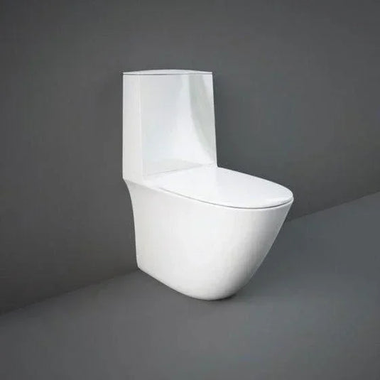 RAK Ceramics Sensation Soft Close Toilet Seat & Cover - White - RAKSEAT019 - Envy Bathrooms Ltd