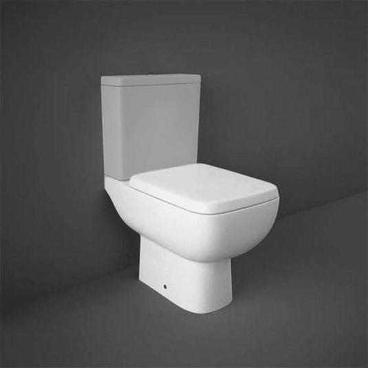 RAK Ceramics Series 600 Close Coupled Toilet Pan - Alpine White - SE11AWHA - Envy Bathrooms Ltd