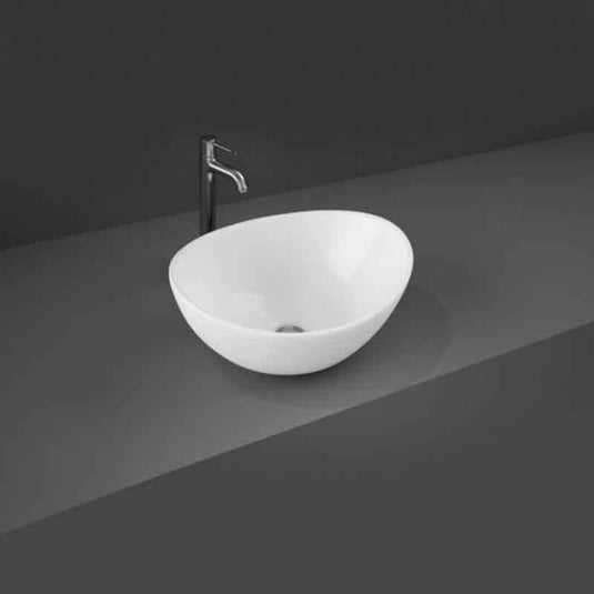 RAK Ceramics Shell 39cm Countertop Basin - OC161AWHA - Envy Bathrooms Ltd