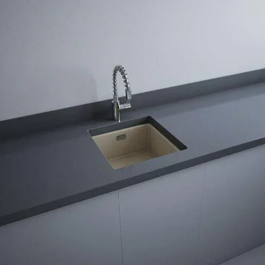 RAK Ceramics Silvia 1 Bowl Drop in Kitchen Sink - Matt Cappuccino - OC104514A - Envy Bathrooms Ltd
