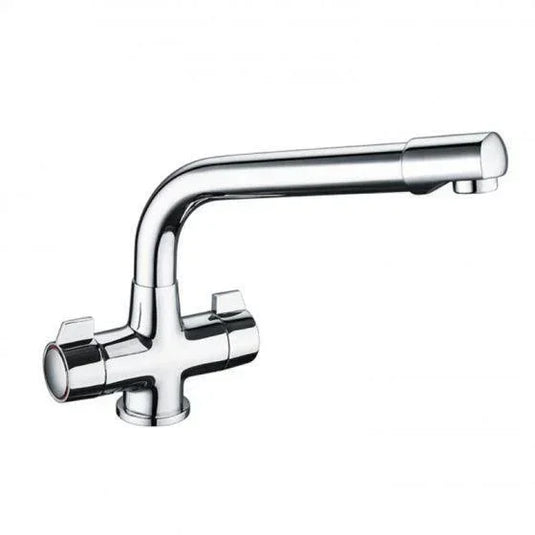 RAK Ceramics Sofia Cruciform Kitchen Sink Mixer - Silver - RAKKIT018 - Envy Bathrooms Ltd