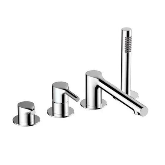 RAK Ceramics Sorrento 4 Hole Deck Mounted Bath/Shower Mixer - Chrome - RAKSOR3013C - Envy Bathrooms Ltd