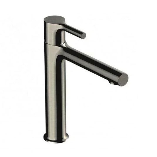 RAK Ceramics Sorrento Mid Height Basin Mixer Tap - Brushed Nickel - RAKSOR3016N - Envy Bathrooms Ltd