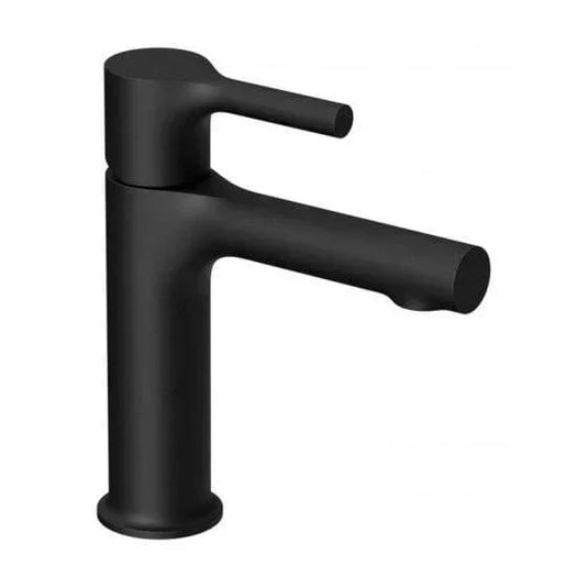 RAK Ceramics Sorrento Standard Basin Mixer Tap without Waste - Matt Black - RAKSOR3001B - Envy Bathrooms Ltd