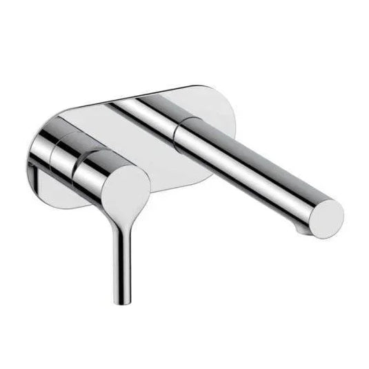 RAK Ceramics Sorrento Wall Mounted Basin Mixer Tap with Back Plate - Chrome - RAKSOR3007C - Envy Bathrooms Ltd