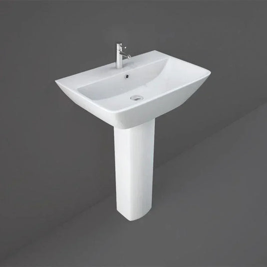 RAK Ceramics Summit 60cm Basin - 1 Tap Hole - SM0101AWHA - Envy Bathrooms Ltd