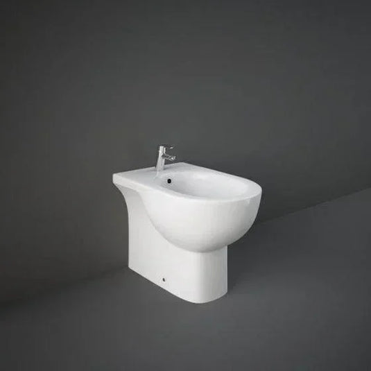 RAK Ceramics Tonique Back to Wall Bidet - Alpine White - TQ14AWHA - Envy Bathrooms Ltd