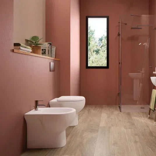 RAK Ceramics Tonique Back to Wall Bidet - Alpine White - TQ14AWHA - Envy Bathrooms Ltd